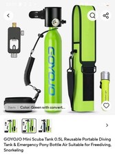   Mini Scuba Tank 0.5L Portable Diving Air Bottle - For Snorkeling  Diving