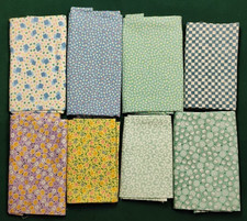 8 Pieces Fat Quarters Various 1930's Reproduction Fabrics by Moda