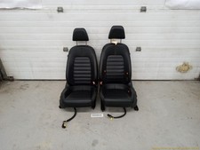 Volkswagen Vw Cc Pair Of Left Right Front Leather Seat Black Fits 2009-2017 09 Volkswagen Vw Cc Pair Of Left Right Front Leather Seat Black Fits 2009-2017 09