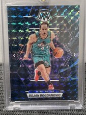2022-23 Panini Mosaic Bojan Bogdanovic #87 Genesis SSP Case Hit Detroit Pistons