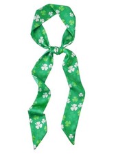 Festival Neck Tie Chic Skinny Scarf Hairband Stylish Purse Scarfs S-green