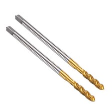 2pcs Spiral Flute Thread Tap M5 x 0.8 Machine Taps 100mm Extra Long HSS6542