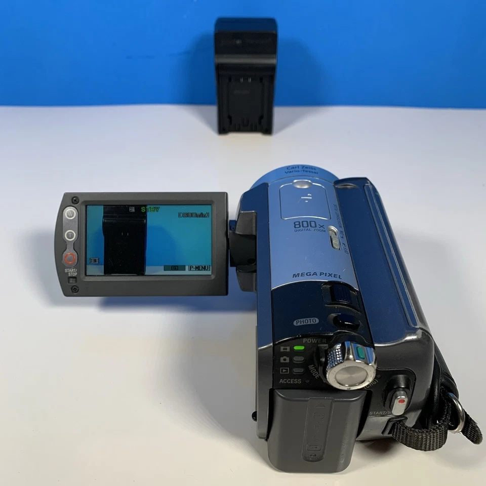 Sony DCR-SR80 SD Camcorder (Silver/ Gray) w/ Nightshot Mode - 60GB Hard Drive - Image 2 of 4