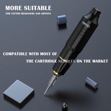 Cartridge Tattoo Machine Kit WTK164 - Pen Power Supply Ink Beginner Set