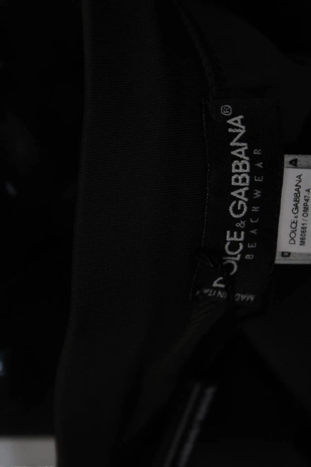 Dolce & Gabbana Beachwear Mens Bathing Suit Bottom Dark Brown Size Small - Image 3 of 4