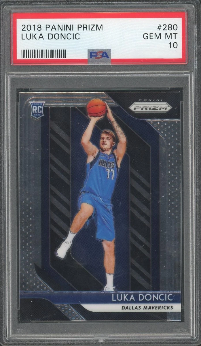 Luka Dončić 10 Graded Basketball Rookie Sports Trading Cards