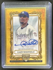 2025 Topps Gilded Gary Sheffield Gallery of Gold Auto #/50 Dodgers