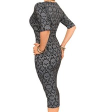 Robe Femme Grise My Square - Taille 46 - Fluide évasée - Excellent état