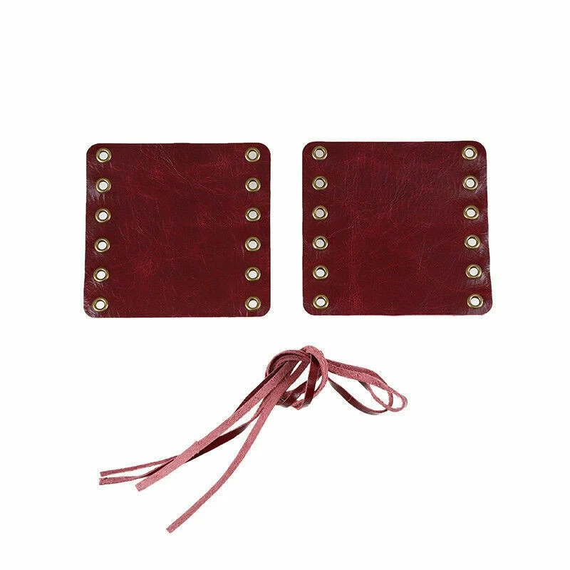 Motorcycle 7/8"-1" Handlebar Leather Throttle Covers Wraps For Harley Cafe Race - Image 2 of 4