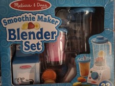 Melissa  Doug Smoothie Maker Blender Set Ages 3-6 Pretend play Kitchen Toys