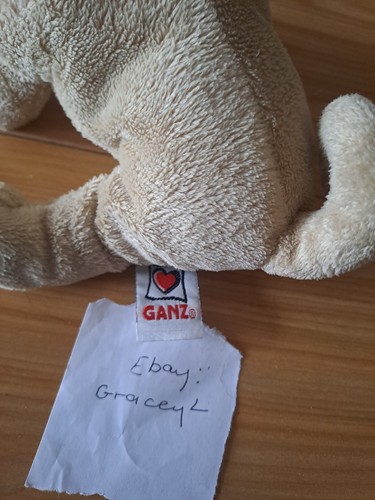 Webkinz Ganz Pug Soft Plush Retired Collectable - Picture 3 of 4