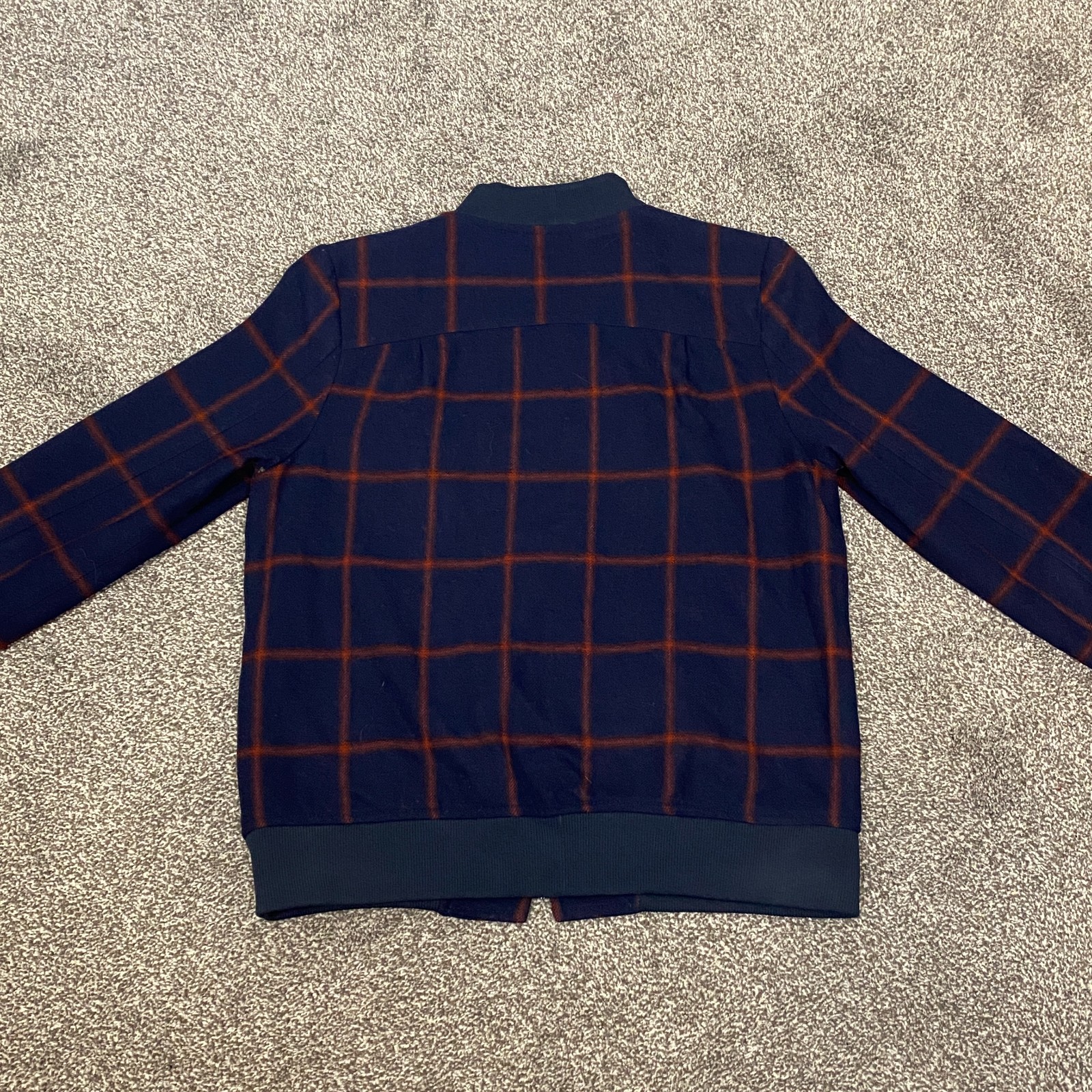 Pendleton Women’s Wool Bomber Jacket Medium Blue … - image 9