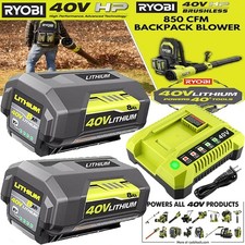 8.0Ah Battery 40 Volt for Ryobi 40V Lithium OP40602 Battery with LED / Charger