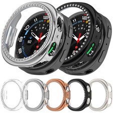 For Samsung Galaxy Watch 8 40mm 44mm Bling Bumper Case Diamond Protective Cover