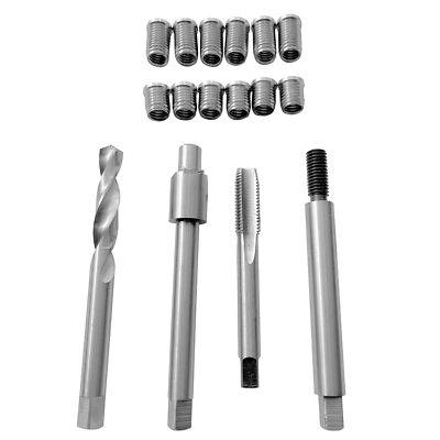 M6*1.00 Two Sizes Thread Repair Kit including 6 Inserts 12mm Length6 Inserts 9.