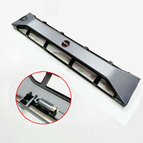 Front Bezel Faceplate 0HP725 WK753 & Key For Dell PowerEdge R710 R715 R810 R815 - Picture 1 of 2