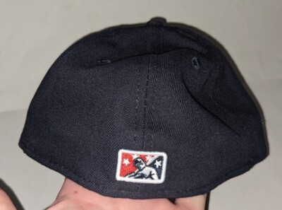 Casquette Baseball Ajustée Syracuse Chiefs – New Era – Vintage 90s – Rouge – Taille 7 1/8