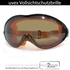 uvex Vollsichtbrille Schutzbrille klar o. getönt Brillenträger geeignet!
