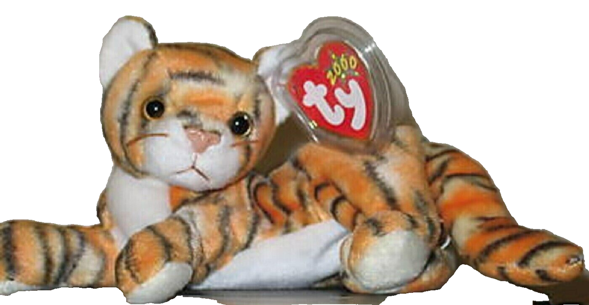 Ty Beanie Baby 2000 INDIA the Tiger (7 Inch) NEW MWMTs Plush Stuffed Animal  Toy
