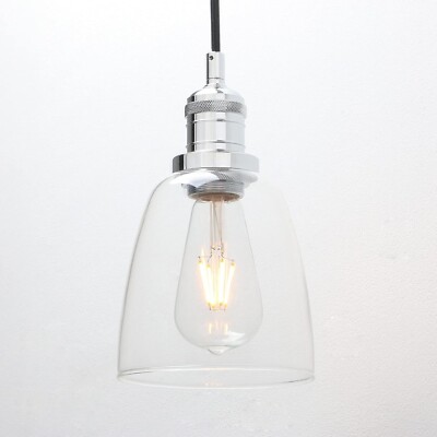 Phansthy Retro Pendelleuchte Industrie Deckenleuchten mit 2m verstellbarem Tuch