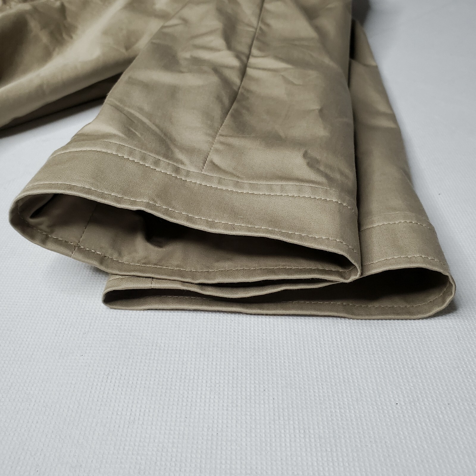 Talbots Beige Tan Loop Trim Hidden Button Long Sl… - image 11