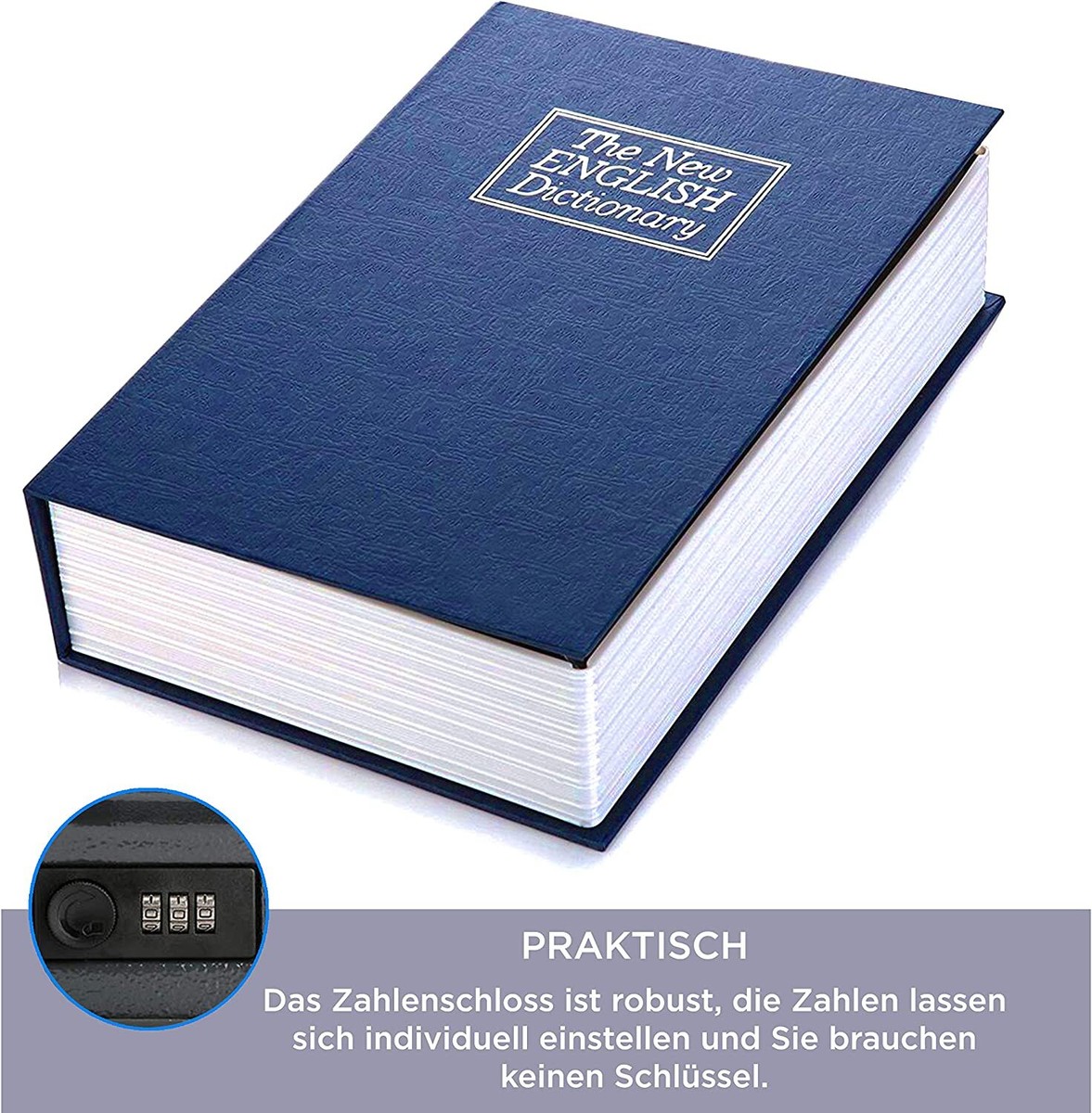 Buchtresor mit Schlüssel Buchsafe Geheimfach Geldkassette Versteck 18 Buchtresor mit Schlüssel Buchsafe Geheimfach Geldkassette Versteck 18