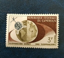 Cameroun - 1963 The 1st Trans-Atlantic Television Satellite Link - 3Fr - neuf**