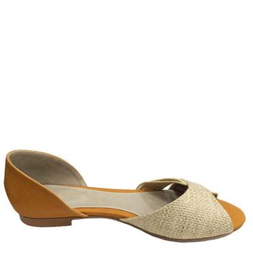 Amber Flat in Mustard by Roni Kantor Size 35 Available