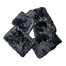 Geunine Black Alpaca Fur Mats  Rolls Royce Ghost Wraith Cullinan Phantom Spectre