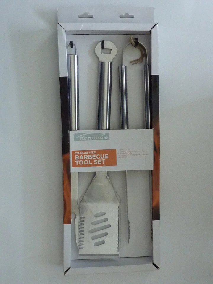  KENMORE STAINLESS STEEL BARBECUE TOOL SET - Image 3 of 3