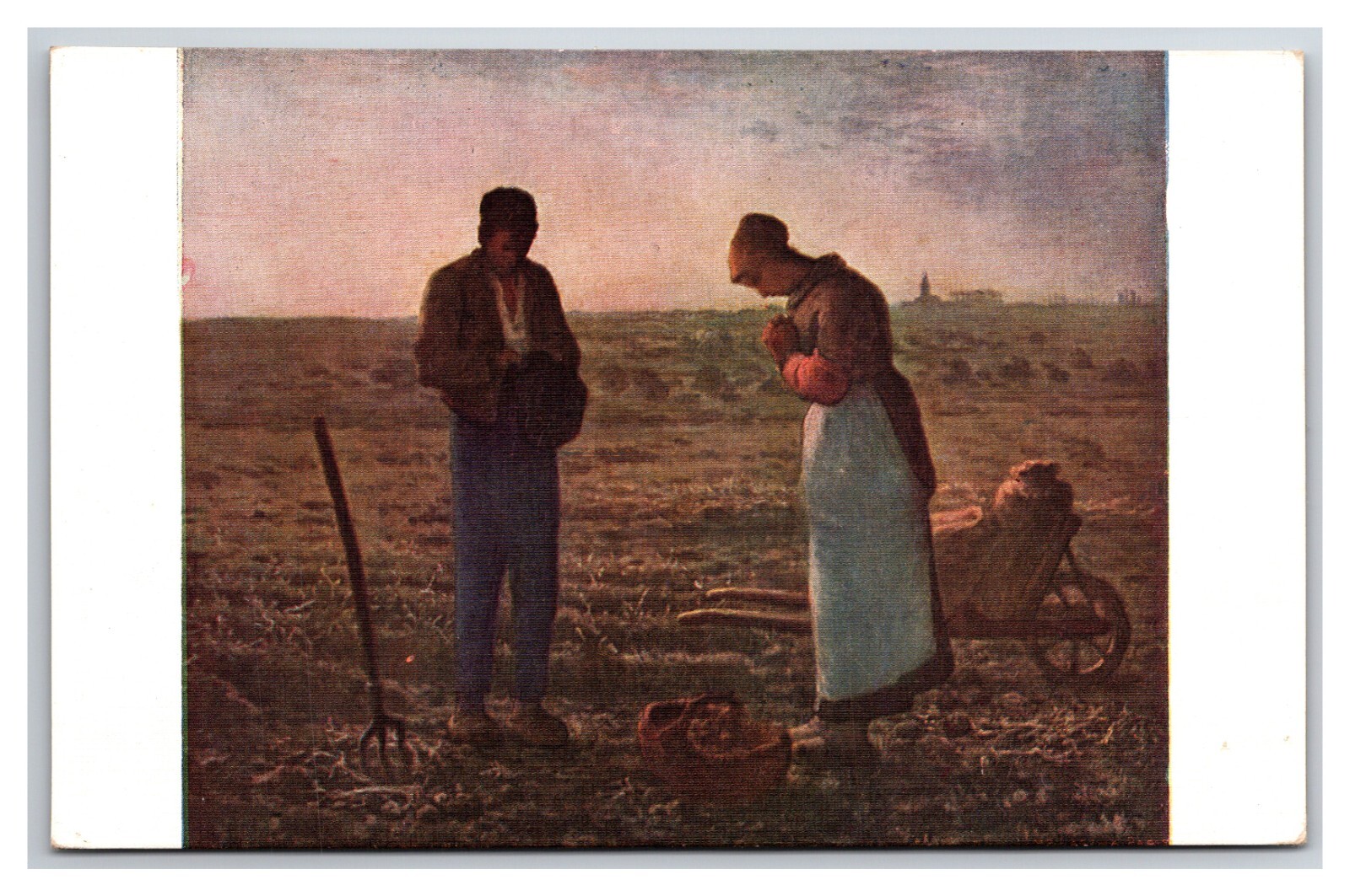 The Angelus Painting by JeanFrançois Millet UNP DB Postcard Z4 eBay