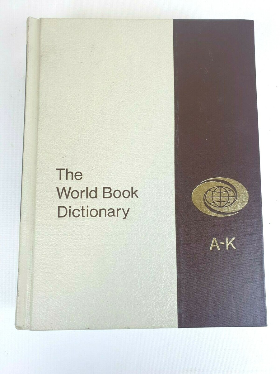 Vintage The World Book Dictionary 1975 Edition A-K & L-Z