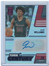 2022 Panini Chronicles Elite Turn of the Century Red Auto Jalen Williams 12/49