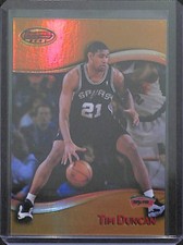 1998-1999 Bowman's Best Refractor #50 Tim Duncan No 124 of 400