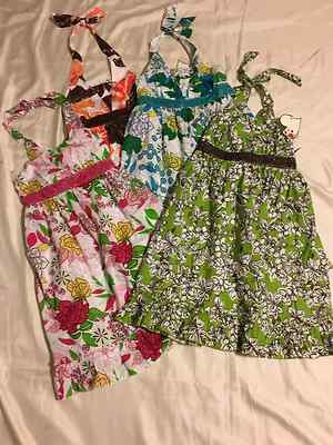 Speechless: Girls Halter Style, Lined Dress w/Back String Tie: 10,12, 16