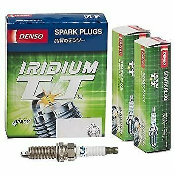 4 Pcs Iridium TT Spark Plugs Denso for YUGO CABRIO 1990-1991 L4-1.3L - Image 3 of 4