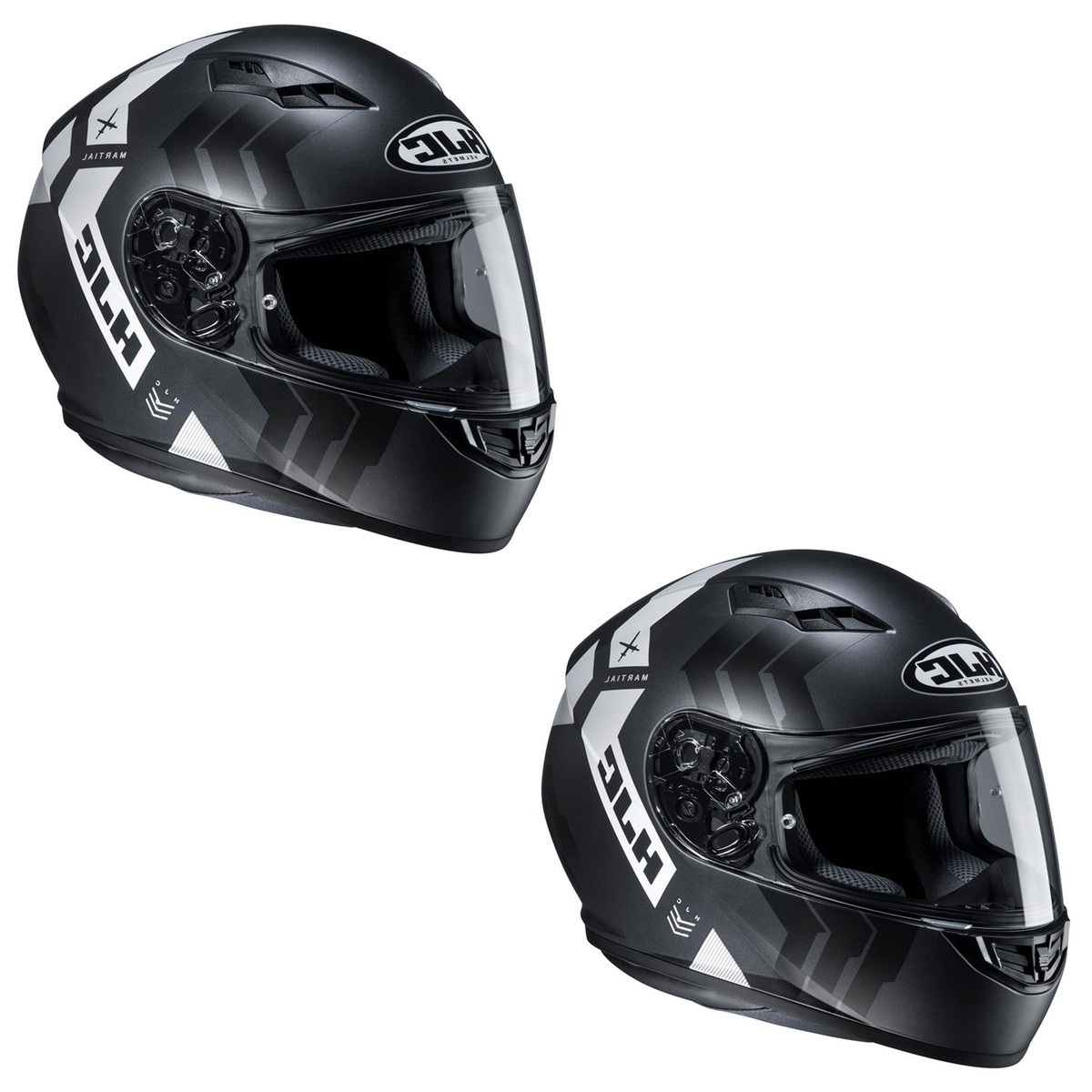HJC CS-15 Martial MC5SF Motorcycle Motorbike Full Face Touring Helmet Black