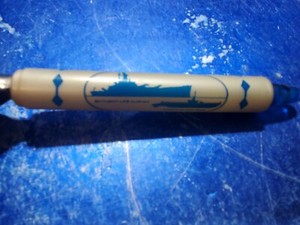 Vintage USS Alabama Mobile Ala  Bottle Opener 6" Long mcm US Navy