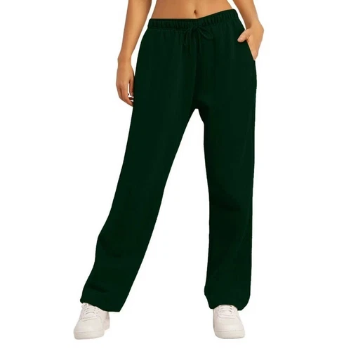 Womens Joggers Tracksuit Bottoms Close Hem Fleece Ladies Trousers Jogging Pants - Picture 4 of 13