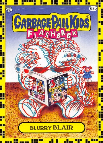 GARBAGE PAIL KIDS 2011 FLASHBACK SERIES 2 PICK-A-CARD YELLOW BASE STICKERS TOPPS - Picture 252 of 321