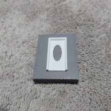 1:64 Entry Door, Large Upper Window. Set Of 7.