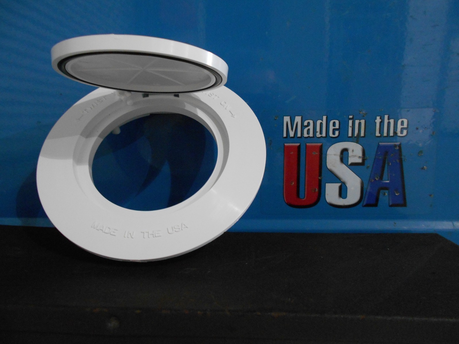 4" Flip Top Homesaver Sewer Relief Cap, Backflow Preventer, Sewer Cap