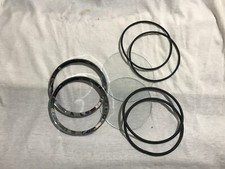 Four Smiths Jaeger 4 100mm Speedo Rev Counter Tachometer Chrome Bezels