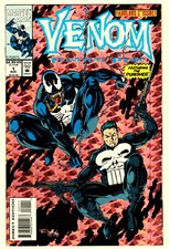VENOM FUNERAL PYRE  # 1 Marvel Comics 1993 (vf-) Punisher D