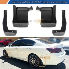 For 2013-17 Honda Accord Sedan Front Rear Mud Flaps Guards Splash Flares 4 Pcs For 2013-17 Honda Accord Sedan Front Rear Mud Flaps Guards Splash Flares 4 Pcs