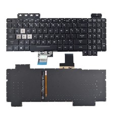 SUNMALL Replacement Keyboard Compatible with Asus TUF Gaming FX505 Black