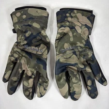 Simms Gore Tex Infinium Flex Glove Fishing Riparian Camo Stretch Fleece Mens XXL