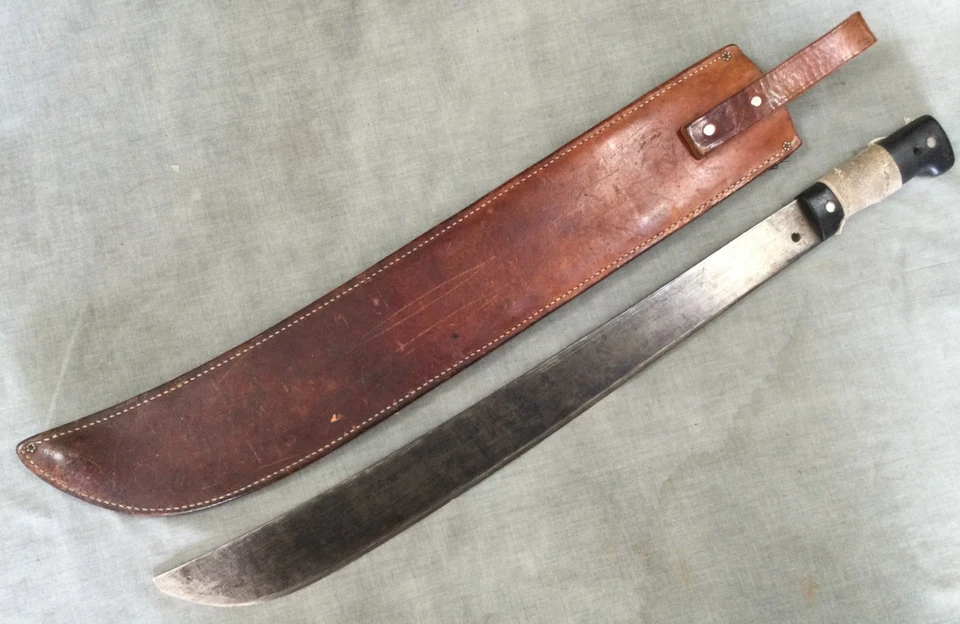 Machete Martindale 460 de colección HECHO EN INGLATERRA - Hoja de 21,5" - Vaina de cuero Foto 2 de 4