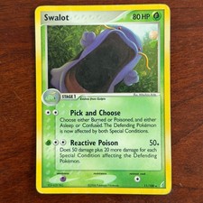 Swalot 11/100 Holo Rare EX Crystal Guardians Pokemon Card DMG on eBay