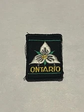 Scouts Canada Provincial Ontario Trillium Patch Badge